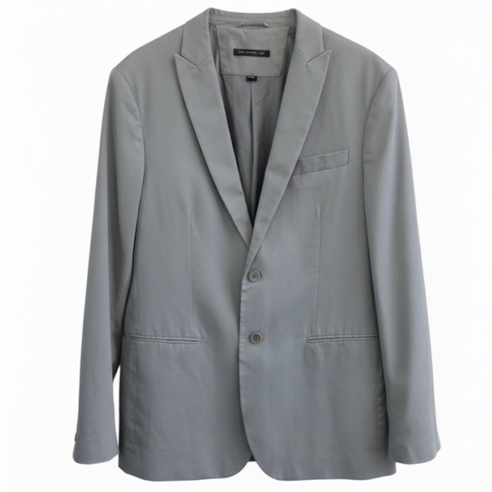 John Varvatos Star Taupe Cotton Ribbed Blazer Size 42 Like New Condition!